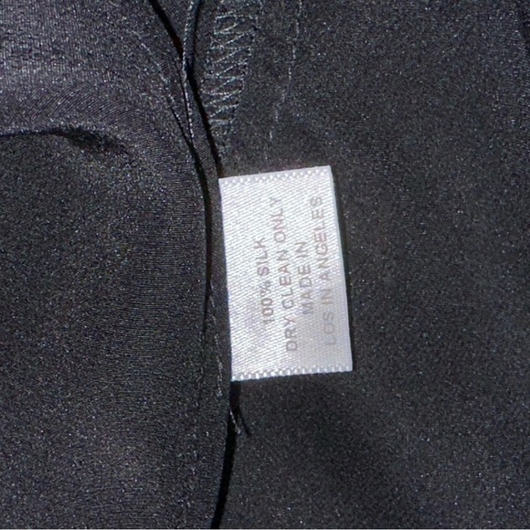 NWT WAYF Black Dress Size 2 Sleeveless 100% Silk - Picture 7 of 10